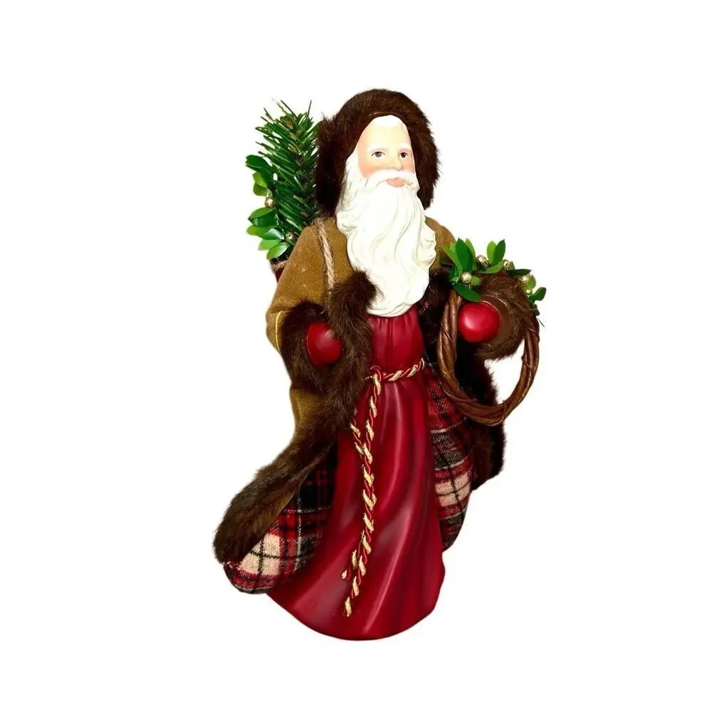NIB Hallmark Keepsake Father Christmas Santa Table Decor Figurine Joanne Eschric